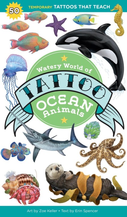Watery World of Tattoo Ocean Animals