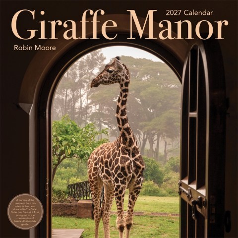 Giraffe Manor Wall Calendar 2027