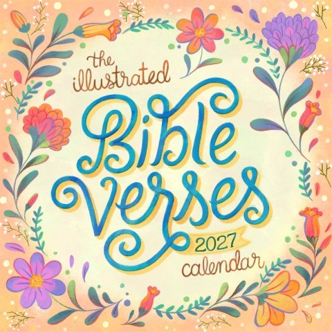 Illustrated Bible Verses Wall Calendar 2027
