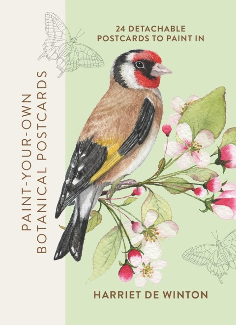 Paint-Your-Own Botanical Postcards