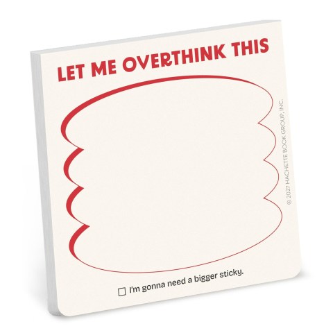 Let Me Overthink This Sticky Note